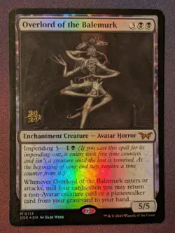 MTG - Overlord of the Balemurk (prerelease promo foil) - DSK (LP) - Image 1