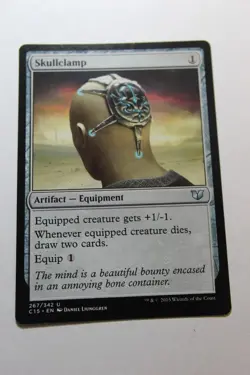 MTG Skullclamp x1- -Commander 2015-Lightly Played - Image 1