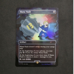 Magic: The Gathering Mana Vault Foil Vault Boy Secret Lair Artifact Promo - Image 1