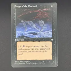 Songs of the Damned Common Ice Age Magic: The Gathering Moderately Played - Image 1