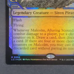 MTG - ​1x Malcolm Alluring Scoundrel - Lost Caverns of Ixalan Showcase Foil NM - Image 3