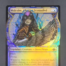 MTG - ​1x Malcolm Alluring Scoundrel - Lost Caverns of Ixalan Showcase Foil NM - Image 5