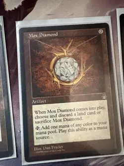 4x Mox Diamond Magic The Gathering MTG Vintage Collection - Image 4