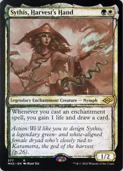 Sythis, Harvest's Hand (Showcase) 377 Modern Horizons 2 Magic: The Gathering NM - Image 1