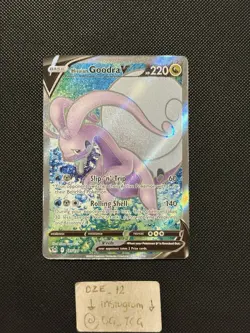 Pokemon Lost Origin - Hisuian Goodra V - 187/196 - Full Art - M/NM - Image 1