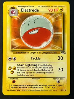 Electrode 18/64 - Jungle - Non Holo Rare - Pokemon Card WOTC LP - Image 1