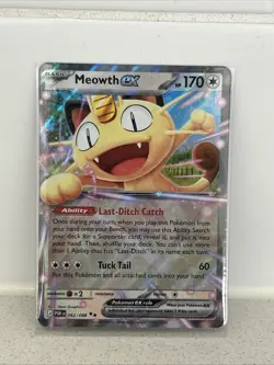Meowth ex - 062/088 - Ultra Rare - Perfect Order - NM/M - Pokemon Card - Image 1