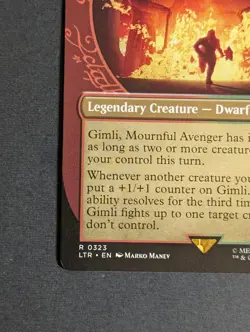 MTG - 1x Gimli Mournful Avenger - NM Showcase - Lord of the Rings - LOTR - Magic - Image 3