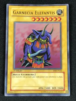 YUGIOH GARNECIA ELEFANTIS PMT-P125 1ST SUPER PORTUGESE(NM) - Image 1