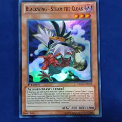 Blackwing-Steam the Cloak DRLG-EN028 Dragons of Legend 1st Edition Super Rare LP - Image 1