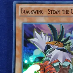 Blackwing-Steam the Cloak DRLG-EN028 Dragons of Legend 1st Edition Super Rare LP - Image 2