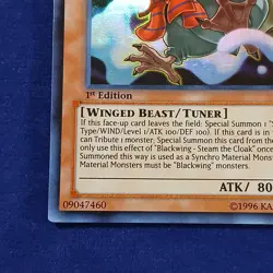 Blackwing-Steam the Cloak DRLG-EN028 Dragons of Legend 1st Edition Super Rare LP - Image 5