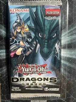 Yugioh Dragons Of Legends 1st Edition Blister Pack English Edition New Sealed! - Image 2