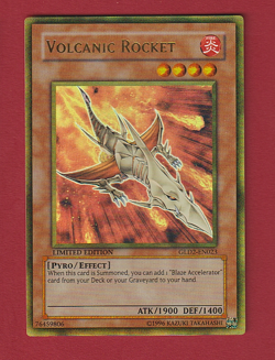 Yu-Gi-Oh! - VOLCANIC ROCKET - GLD2-EN023 - Pack Fresh! - 300🔥 - Image 1