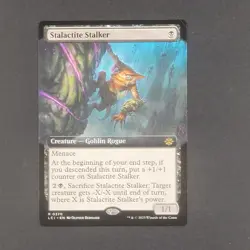 MTG - ​1x Stalactite Stalker - Lost Caverns of Ixalan - NM - Rare - Extended Art - Image 2