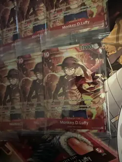 One Piece TCG Monkey D Luffy ST10-006 Treasure Booster Set Promo SEALED x10 - Image 2