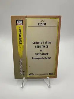 X-WING 2018 Topps Star Wars Galaxy Trilogy Propaganda Resist #TP-6 - Image 2