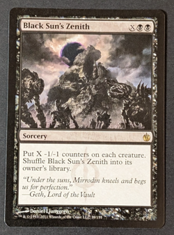MTG - 1x Black Sun's Zenith - Mirrodin Besieged - NM/LP - Magic The Gathering - Image 1