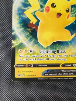 Pikachu V Swsh198 Swsh: Sword & Shield Promo Cards Holo - Image 5