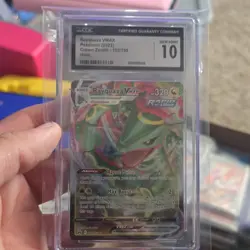 The Pokemon Company Rayquaza VMAX Holo CGC 10 102/159 Crown Zenith Ultra Rare - Image 1