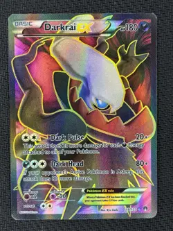 Darkrai EX 118/122 Breakpoint Ultra Rare Full Art Holo LP - Image 1