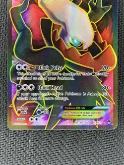Darkrai EX 118/122 Breakpoint Ultra Rare Full Art Holo LP - Image 3