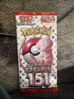 Pokemon TCG Scarlet & Violet 151 Booster Pack 7 Cards Japanese Mew - Image 2