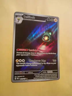 Pokemon Card Bellibolt 201/197 Secret Rare Scarlet Violet Obsidian Flames LP - Image 3