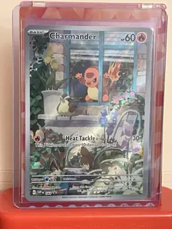 Pokemon Charmander 60HP Basic SVP044 Promo Holo English Card 2023 - Image 1