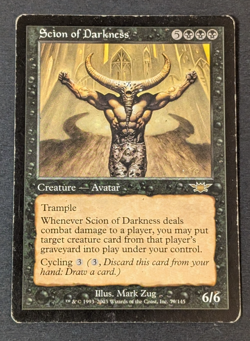 MTG - 1x Scion of Darkness - Legions - Played - Vintage - Magic The Gathering - Image 1