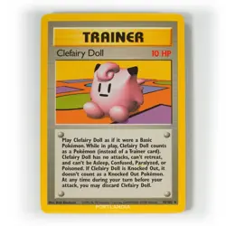 Pokemon - Clefairy Doll - Non Holo - 70/102 - Base Set - Rare Trainer Card - Image 1