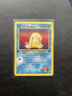 Pokemon TCG Misty's Psyduck Gym Challenge, 1st Edition Common Card 90/132 - Image 3