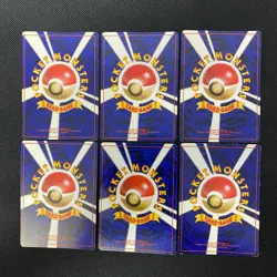 Base Set 1996 Normal Card Set of 6 Japanese Pokemon Card Old Back s007467 - Image 2