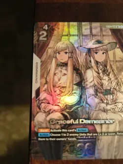 Graceful Demeanor GD-117(R+) Gundam card game - Image 4