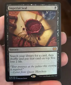 Magic The Gathering Double Masters 2022 Imperial Seal Foil Unplayed NM MTG - Image 1