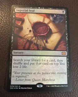 Magic The Gathering Double Masters 2022 Imperial Seal Foil Unplayed NM MTG - Image 2