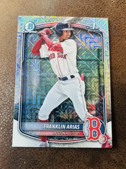 Franklin Arias 2025 Bowman Chrome 1st Bowman Mega Box Mojo Refractor - Image 1