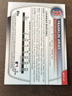 Franklin Arias 2025 Bowman Chrome 1st Bowman Mega Box Mojo Refractor - Image 2