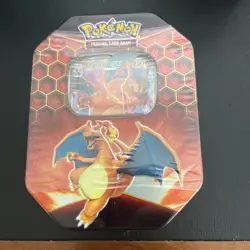 Pokemon Hidden Fates GX Tins- Art Set of 3 Sealed Charizard Raichu Gyarados Rare - Image 2