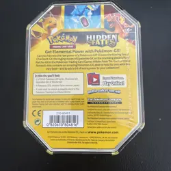 Pokemon Hidden Fates GX Tins- Art Set of 3 Sealed Charizard Raichu Gyarados Rare - Image 5