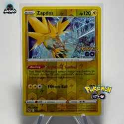 Zapdos 029/078 Reverse Holo Pokemon TCG: Pokemon Go Card MINT SHIPS TODAY! - Image 1