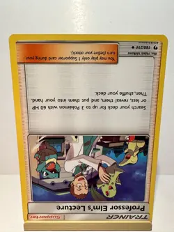 Professor Elm's Lecture 188/214 Uncommon Lost Thunder Pokemon Lightly Played - Image 2