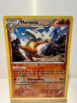 Marowak 37/124 Rare Fates Collide Pokemon Reverse Holo Near Mint - Image 1