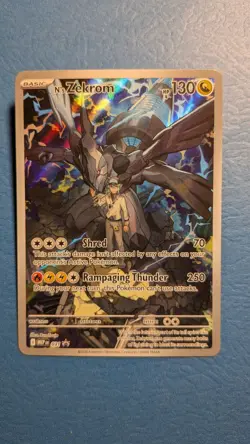 N's Zekrom 031 - Ascended Heroes ETB Promo - Full Art - NM - Pack Fresh - Image 1