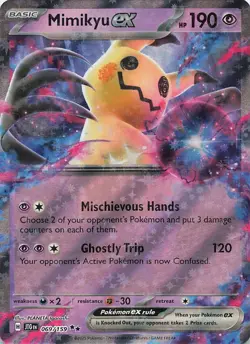 Mimikyu ex 069/159 Double Rare Journey Together Pokemon Lightly Played - Image 1