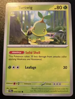 Turtwig 010/162 Common Scarlet & Violet: Temporal Forces Pokemon TCG - Image 1