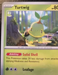 Turtwig 010/162 Common Scarlet & Violet: Temporal Forces Pokemon TCG - Image 2