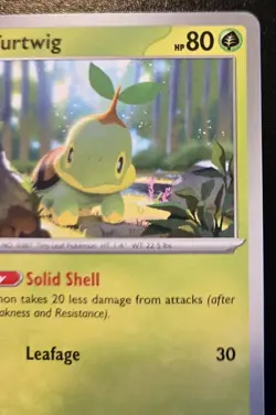 Turtwig 010/162 Common Scarlet & Violet: Temporal Forces Pokemon TCG - Image 3
