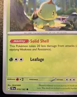 Turtwig 010/162 Common Scarlet & Violet: Temporal Forces Pokemon TCG - Image 4