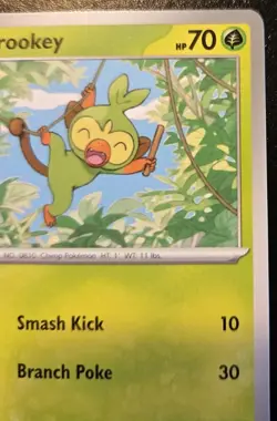 Grookey 014/167 Common Scarlet & Violet: Twilight Masquerade Pokemon TCG - Image 3